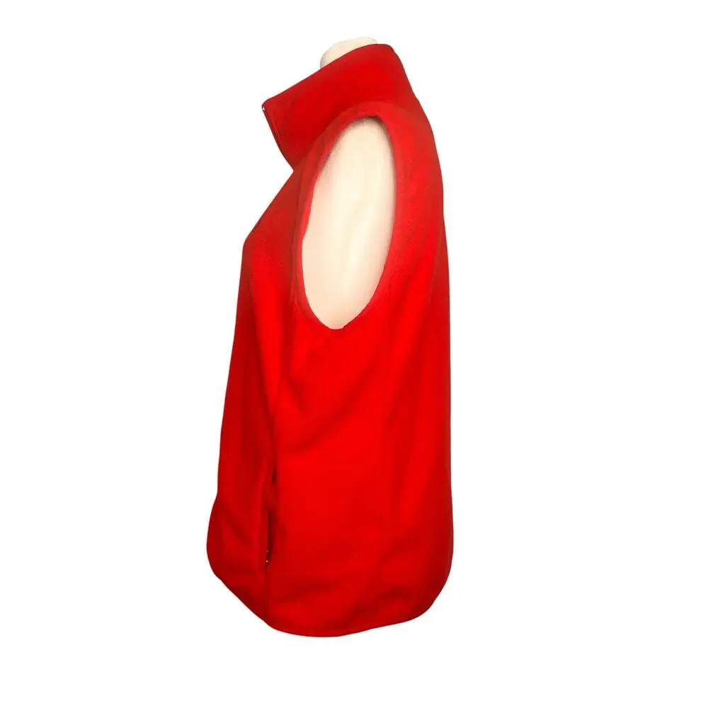 Ralph Lauren Polo Golf Red Zip Vest Large